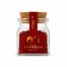 100% Authentic Saffron Threads Glass Jar - 4g