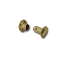 Rapid Rivets X-Small Brass Plated 100 Pack 1278-11 by Stecksstore