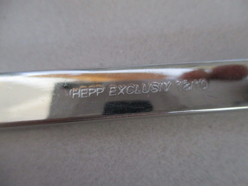 10 - Hepp Exclusiv PROFILE 18/10 Stainless 8 1/4" Dinner Forks Set of 10 - Picture 4 of 4
