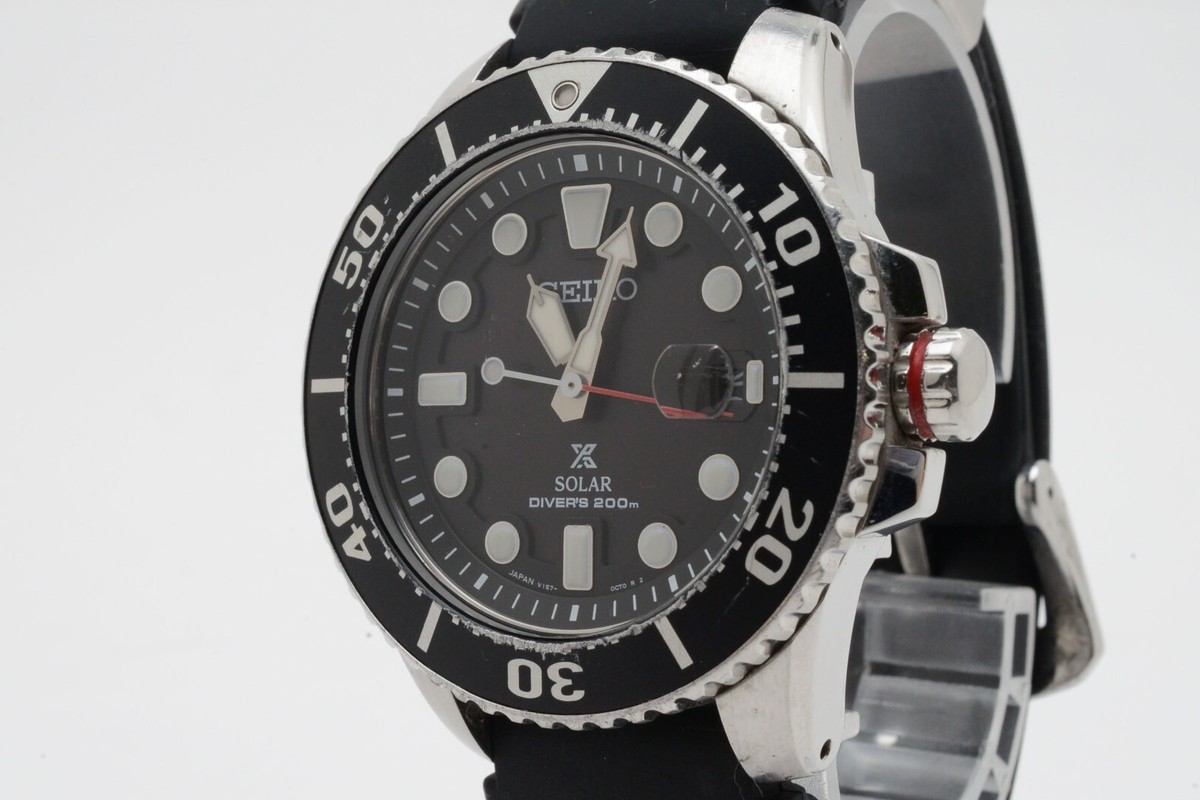 Seiko Solar Sbdj017 Review SEIKO Prospex V157-0BT0 SBDJ017 Divers