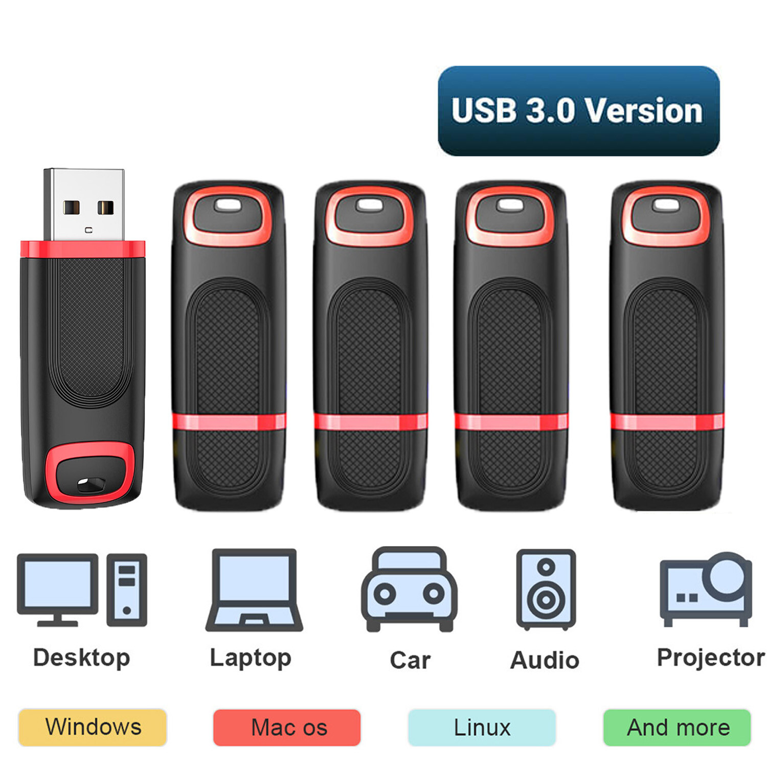 Memorias USB 3.0 memoria flash pen drive stick USB 32GB 64GB lote