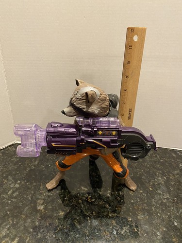 Marvel Guardians of the Galaxy Rocket Raccoon Talks and Moves **WORKS** - Picture 2 of 5