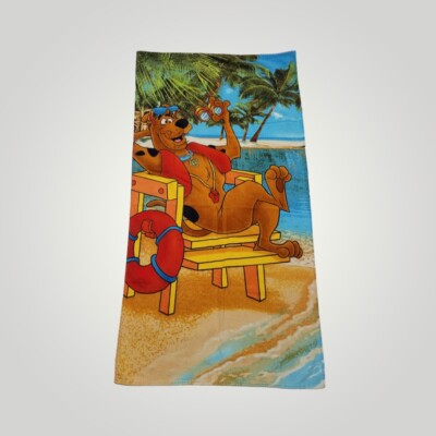 Vintage Cartoon Network Hanna Barbera Scooby Doo Beach Towel