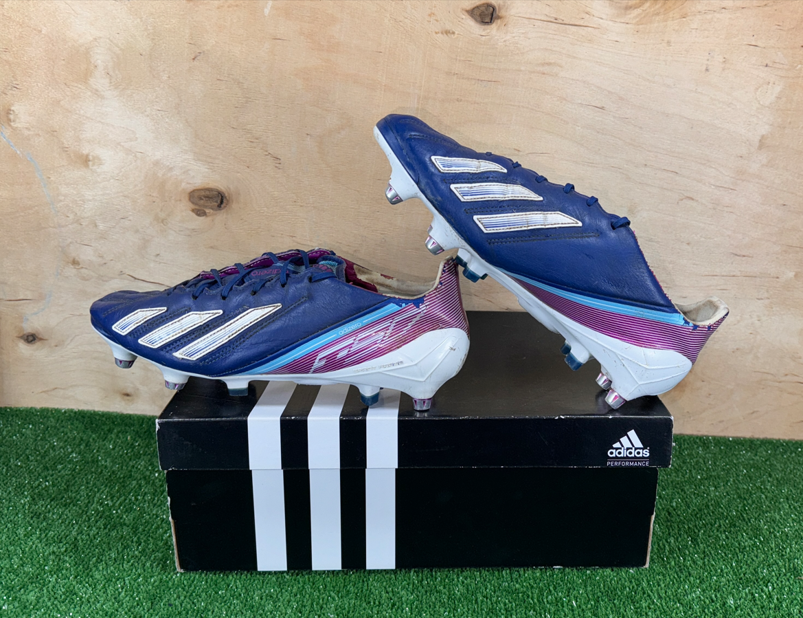 Adidas F50 Adizero SG G65321 US8 UK7.5 Blue boots Cleats Adidas F50 Adizero SG G65321 US8 UK7.5 Blue boots Cleats