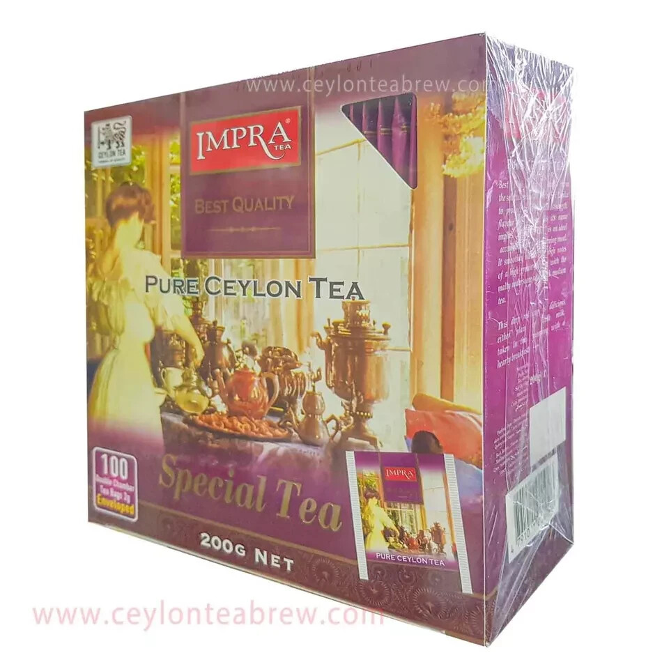 Impra Pure Ceylon Special quality black tea high grown tea enveloped