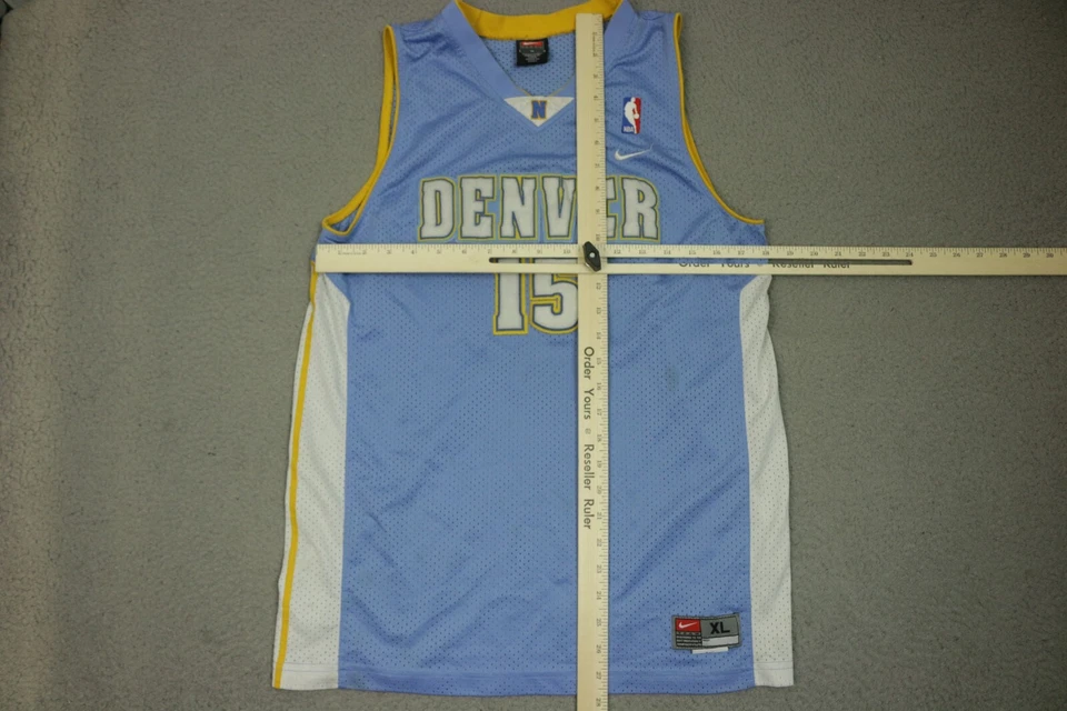 Vintage Carmelo Anthony Denver Nuggets Jersey Boys Extra Large Blue NBA - Image 2 of 4