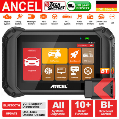 V5 BT KFZ Profi OBD2 Diagnosegerät Auto Scanner Online Service FULL SYSTEM Gerät