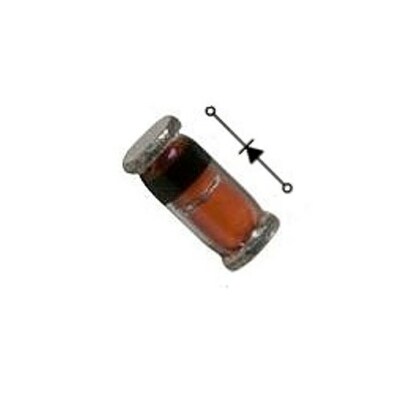 ZPY6,8, Zener-Diode 6,8V, 1Watt, DO-213AB, Zenerdiode, SMD, Siemens, 5St.