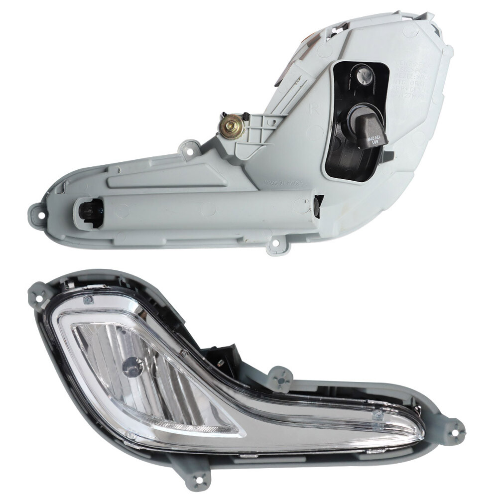 For 1217 Hyundai Accent Fog Light Assembly w/Switch+Halogen Bulb Right