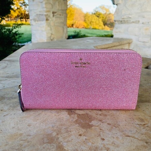 kate spade lola glitter wallet