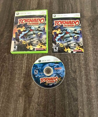 Tornado Outbreak (Microsoft Xbox 360, 2009) COMPLETE! Tested & Working!