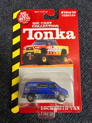 1999 Tonka #36 Locksmith Van Die Cast Vehicles First Series Maisto 15130 New