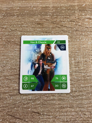 Star Wars Trading Cards Sammelkarte Han & Chewie 22 Kaufland 2019
