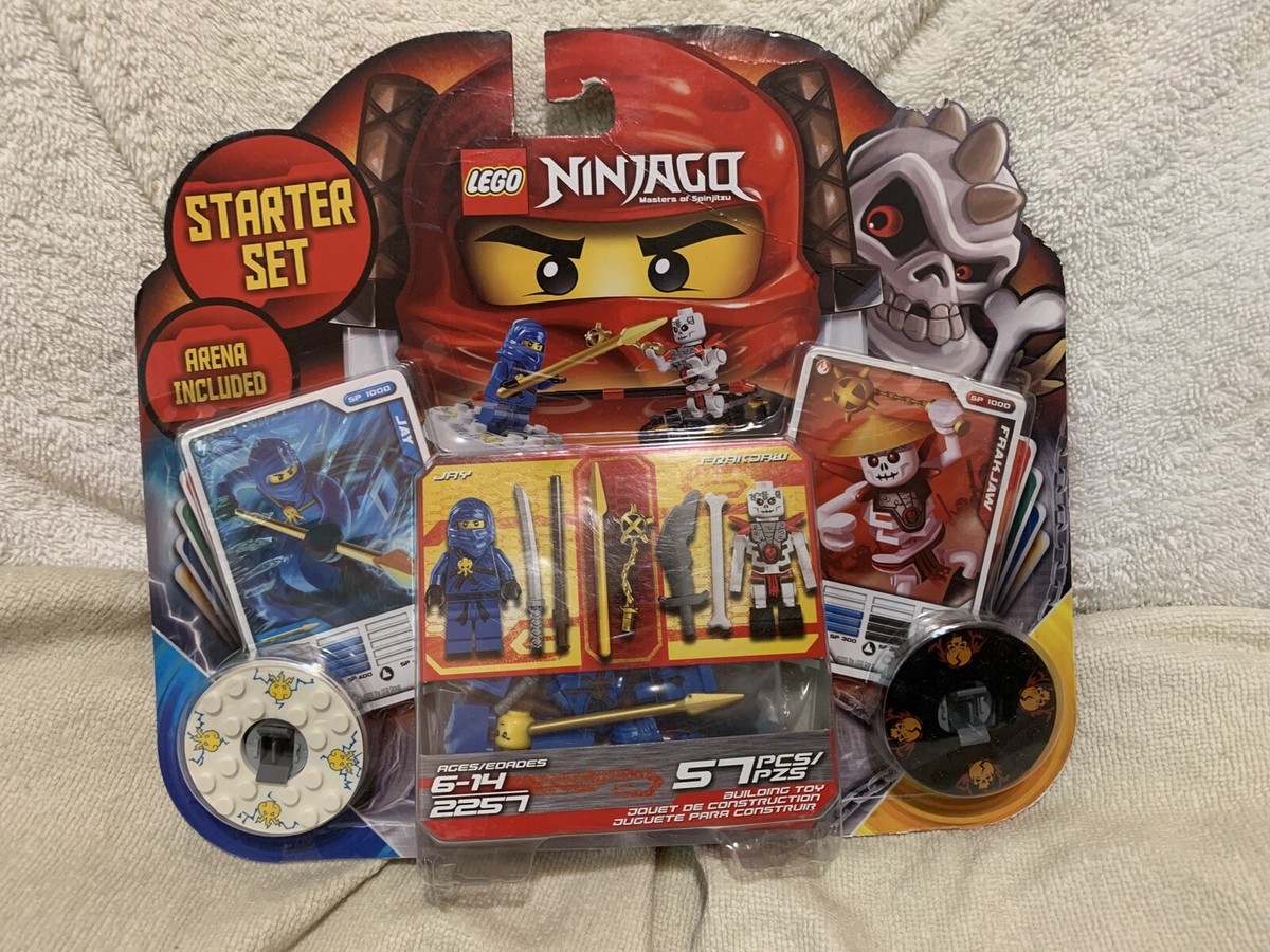 LEGO 2257 Ninjago Jay Frakjaw Starter Set Arena Incluido LEGO 2257 Ninjago Jay Frakjaw Starter Set Arena Incluido