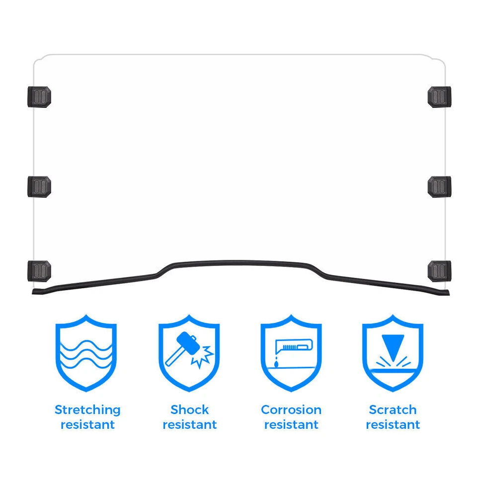 Parabrisas completo delantero para John Deere Gator XUV 560/550/590E/590M 590i S4 560E Foto 4 de 4