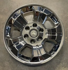 ONE 392x Chrome Wheel Skin Cover Fits 14-19 Chevrolet Silverado 18” Rim