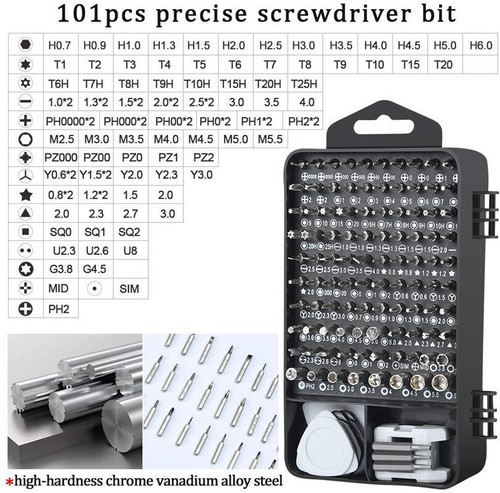 122 in 1 Precision Screwdriver Set Repair Tools Bits for Phone Laptop PC Watch - Picture 8 of 12