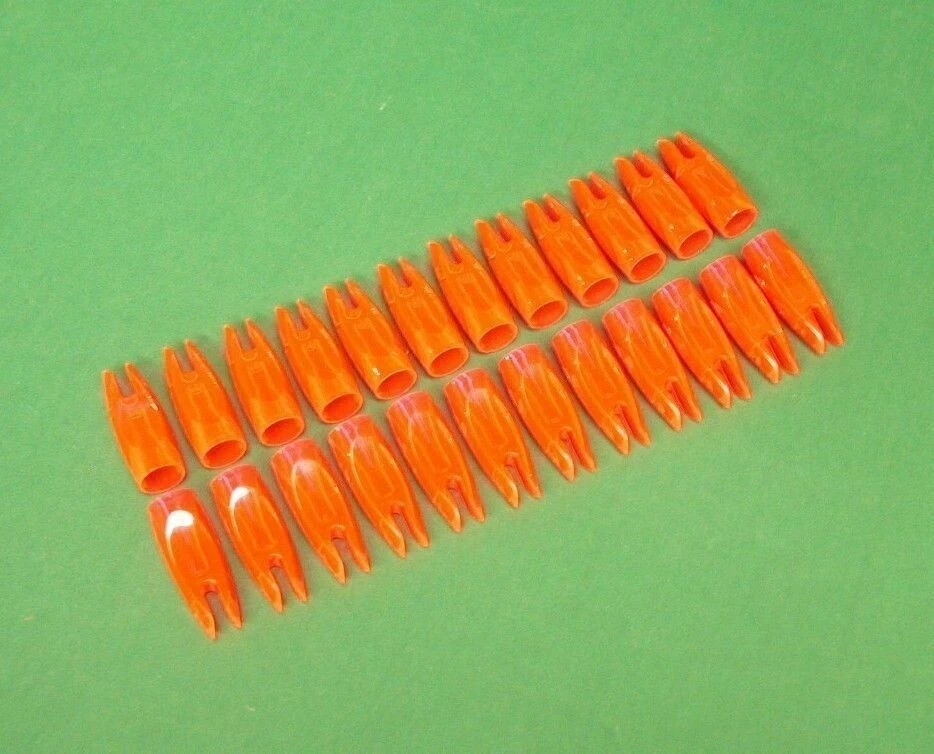 AAE Arizona Archery Enterprises Z Nocks - 9/32" Flo Red - 2 Dozen