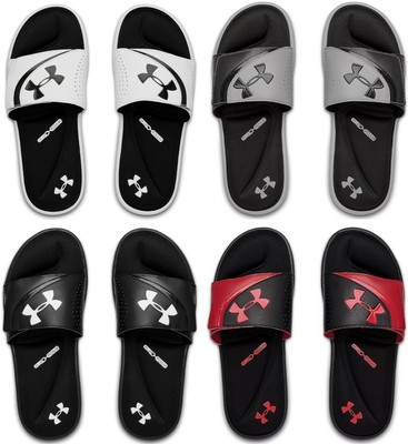 Under Armour Men's Ignite VI Slide - White/Black, 13