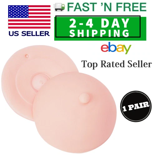 [2 pcs] 3D Realistic Breasts Areola Practice for PMU, Tattoos, Microblading - product listing photo