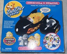 NEW ZHU ZHU PETS HAMCYCLE and SIDECAR by Cepia, 2010, New In Box