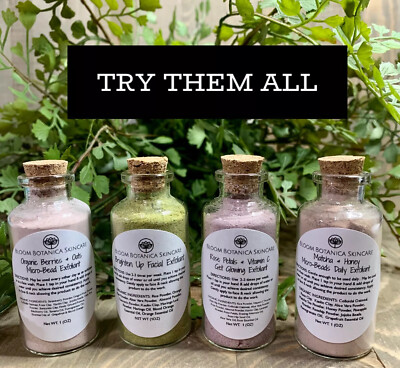 Facial Scrub| Organic Skin Care| Facial Exfoliant|  Skin Brightening Face Scrub