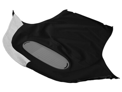 Fits: Mitsubishi Eclipse 2000-05 Soft Top & Heated Glass Haartz BLACK CANVAS