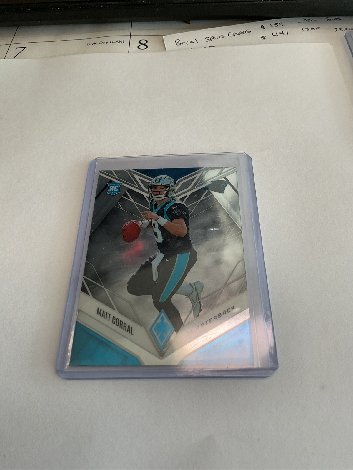 2022 Phoenix Football Matt Corral Rookie RC #102 Carolina Panthers