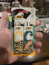 BIC Ecolutions 2 Pk Pocket Lighter, Ecofriendly Candle Lighters, NIB
