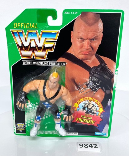 WWF wwe Vintage Wrestler Green Card LUDVIG BORGA H...