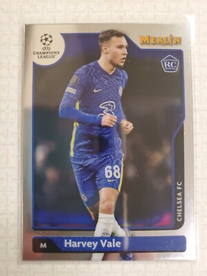 2021-22 Merlin Chrome UEFA Base Rookie RC #58 Harvey Vale | Chelsea FC