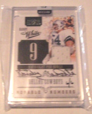RANDY WHITE 2016 PANINI HONORS NOTABLE #S GAME USED JERSEY AUTO 6/6 SIGNED CARD