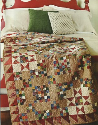 L0247  STAR PATCH QUILT PATTERN/INSTRUCTIONS