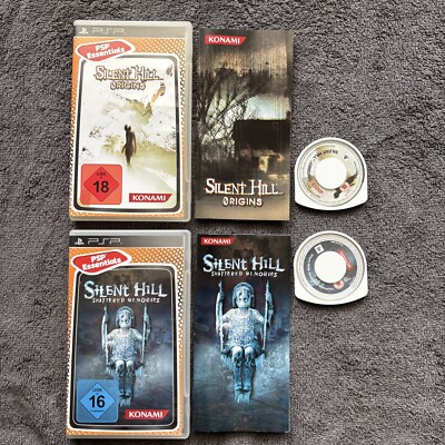 SILENT HILL SHATTERED MEMORIES & ORIGINS PSP PlayStation Pack 2 Spiele OVP