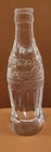VTG Coca-Cola SOLID 24% Lead Crystal Collector's Hobbleskirt Bottle Size7-3/4"