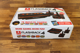 Atari Flashback 4 Classic Game Console 2 Controllers Asteroids Poster 75 Games