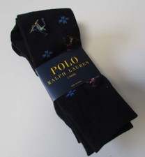 SALE NWT Polo Ralph Lauren 2 Pair Dress Socks Winter Novelty Skiing Size 10-13