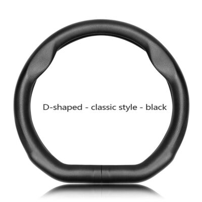For Mercedes-Benz GLA GLC GLE Breathable 15'' Leather Steering Wheel Cover #E5