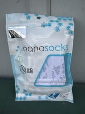 Nanosocks 3D Nano Compression Socks - Size 2 White NANOMX-WT-2