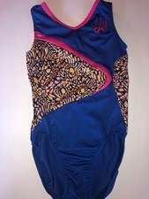 GK ALY RAISMAN Multicolor Butterfly Gymnastics Leotard AS