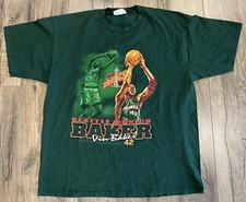 Vintage 90's Seattle Supersonics Sonics Vin Baker #42 Lee Sport 2XL XXL Shirt
