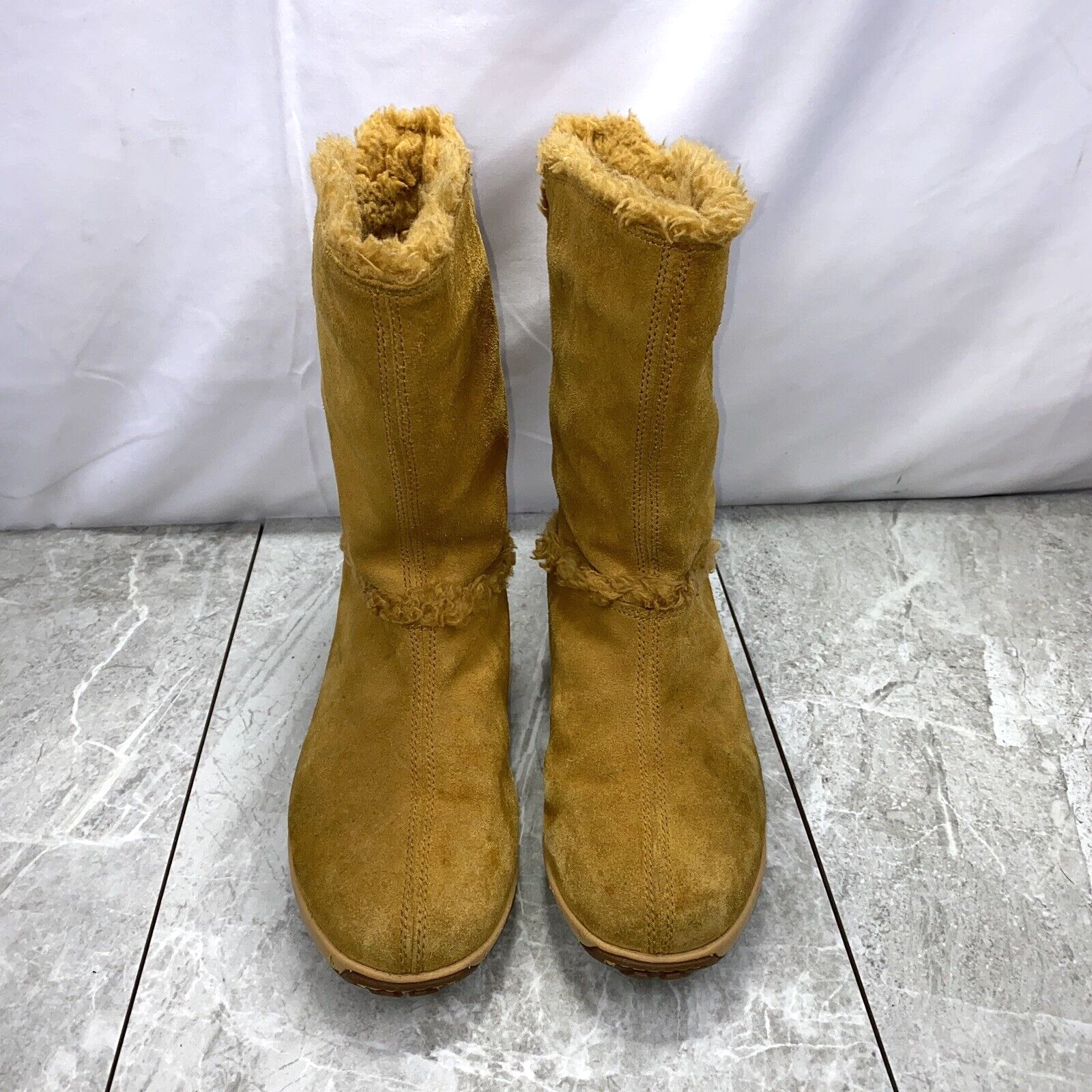 Stivali Timberland donna taglia 8 5M tomaia in pelle nabuk di grano 616445728