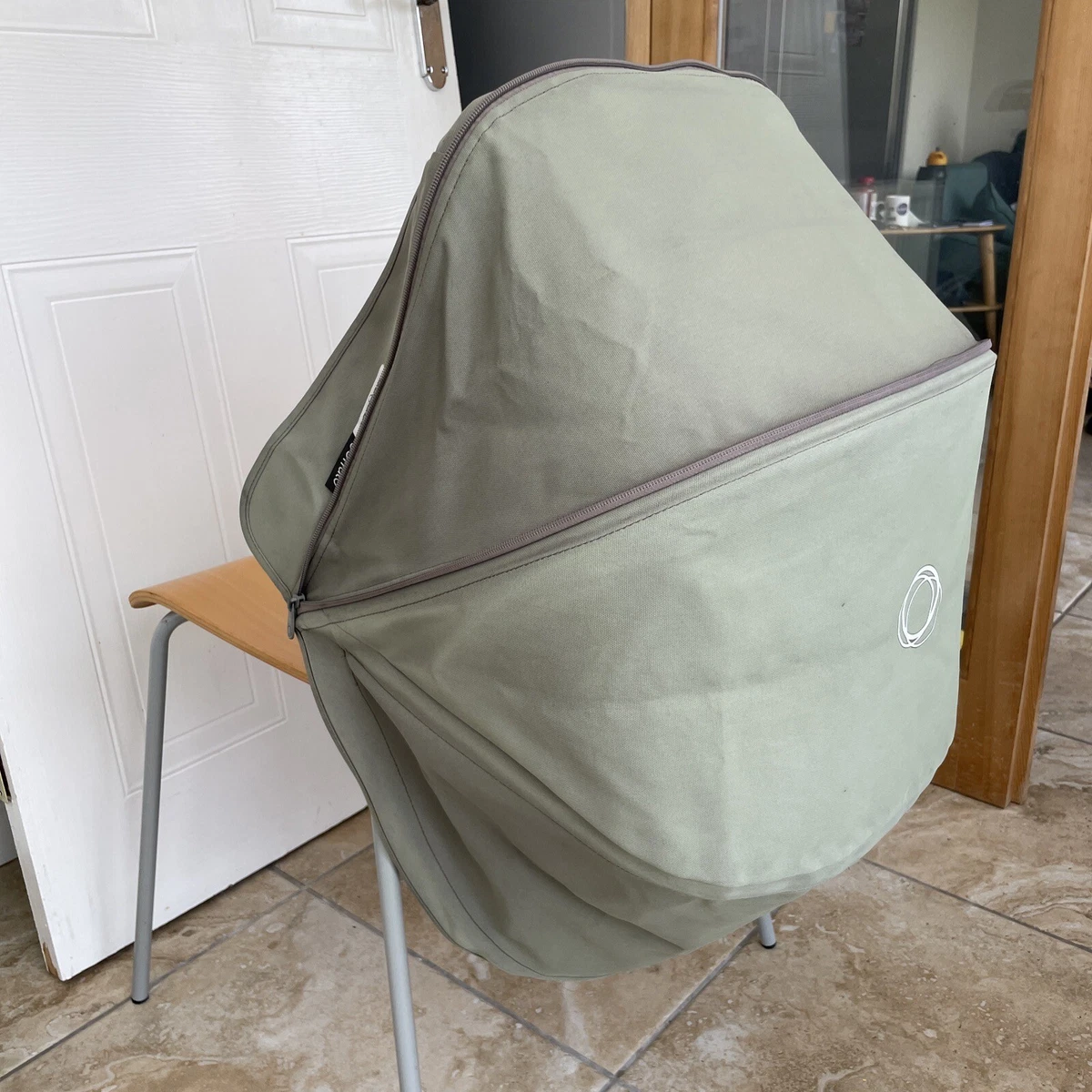 Bugaboo buffalo Dark Khaki Green extendable hood Free UK P P Faded