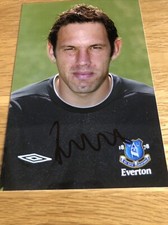 Signed 6x4 Autograph Photo RICHARD WRIGHT  ex EVERTON Goalkeeper