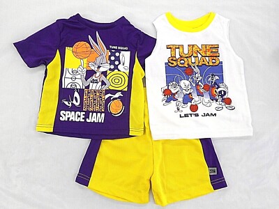 Toddler/Boys Space Jam a New Legacy 3PC Short Set Sizes  2T - 5/6