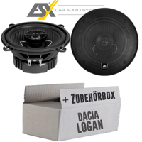 Esx Lautsprecher FüR Dacia Logan+Mcv Boxen 13Cm 130Mm Koax Auto Einbausatz/-Set