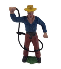 Vintage Marx Warriors of The World Hard Plastic Hand Painted Cowboy Mike Nichols