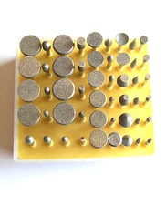 50pc DIAMOND BURR WHEEL BIT SET 1/8" SHANK