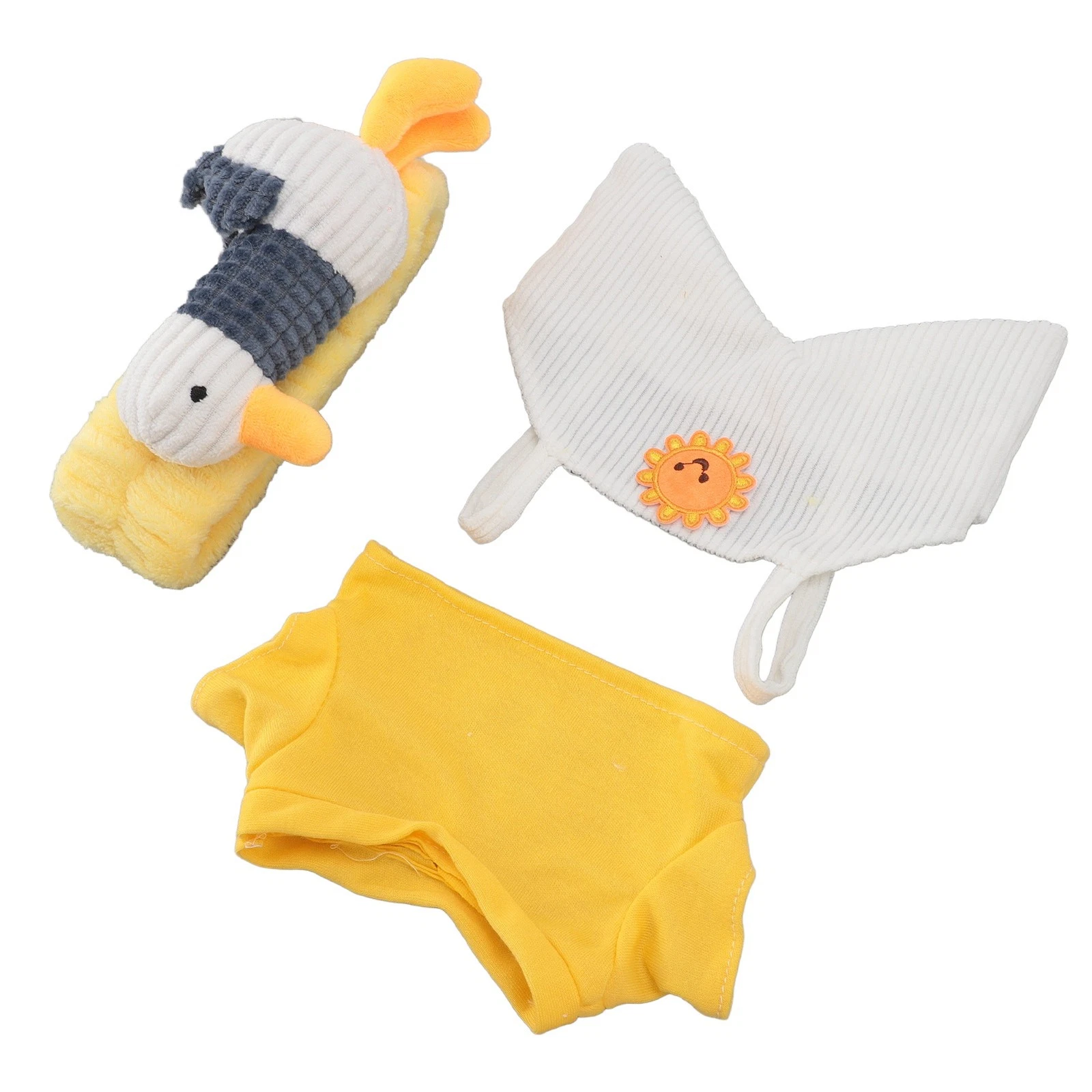 VETEMENTS Peluche pupazzo vestiti adorabile anatra peluche giocattolo vestiti bambola vestito cotone lavabile.