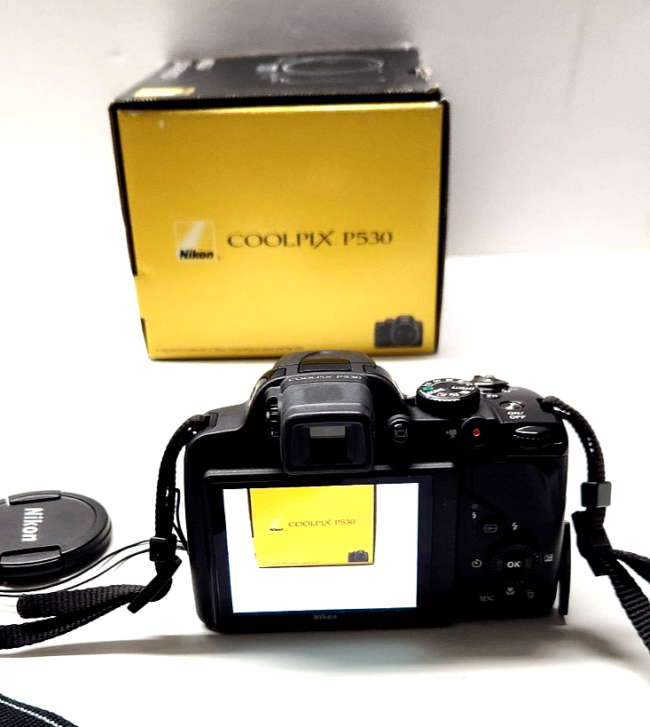 Nikon Coolpix P530 Black Digital Camera 42x Zoom 16.1 MP Tested